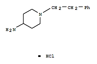 Structure of 4-AMINO-1-N-PHENYLETHYLPIPERIDINE HCL