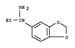 Structure of 1-(1,3-benzodioxol-5-yl)propan-1-amine