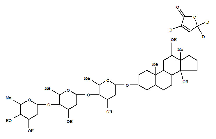 Chemical structure of DIGOXIN-D3