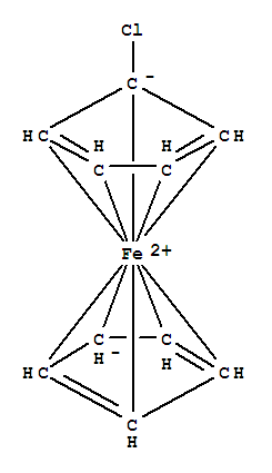 Structure of Ferrocene, chloro-