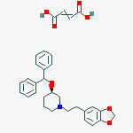 Structure of Zamifenacinfumarate