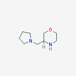 Structure of 3-Pyrrolidin-1-ylmethyl-morpholine