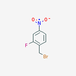 Structure of 1-(BROMOMETHYL)-2-FLUORO-4-NITROBENZENE