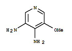 5-甲氧基吡啶-3,4-二胺结构式