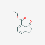 Structure of Ethyl 3-oxo-2,3-dihydro-1H-indene-4-carboxylate