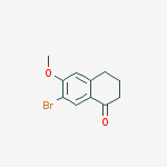 Structure of 7-Bromo-6-methoxy-3,4-dihydronaphthalen-1(2H)-one
