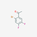 Structure of 1 - (2 - BroMo - 4,5 - difluorophenyl)ethanone