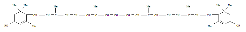 Chemical structure of Lactucaxanthin
