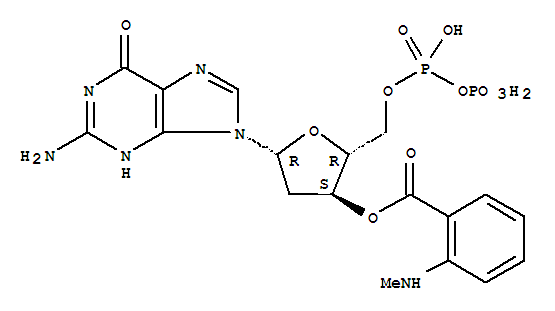 Structure of 3-(methylanthraniloyl)-2-deoxy-guanosine diphosphate