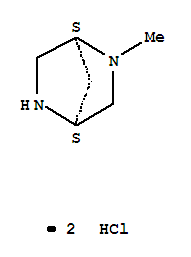 Structure of (1S,4S)-2-METHYL-2,5-DIAZABICYCLO(2.2.1)HEPTANE 2HBR