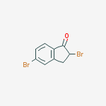 Structure of 2,5-DIBROMO-2,3-DIHYDRO-1H-INDEN-1-ONE