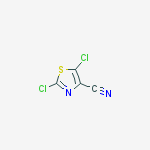 Structure of 2,5-dichloro-1,3-thiazole-4-carbonitrile