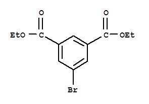 Structure of diethyl 5-bromobenzene-1,3-dicarboxylate