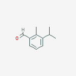 Structure of BENZALDEHYDE, 2-METHYL-3-(1-METHYLETHYL)-