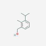Structure of BENZENEMETHANOL, 2-METHYL-3-(1-METHYLETHYL)-
