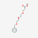 3-{2-[2-(Benzyloxy)ethoxy]ethoxy}propanoic acid结构式