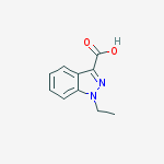 1-ethyl-1h-indazole-3-carboxylic Acid结构式