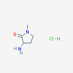 Structure of 3-AMino-1-Methylpyrrolidin-2-one hydrochloride