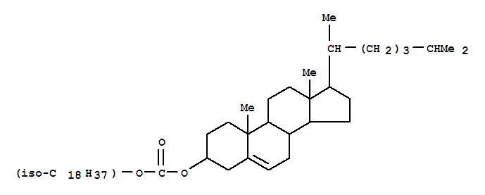 Structure of Cholesteryl isostearyl carbonate