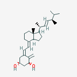 1β-Hydroxy Vitamin D2结构式