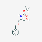 Structure of BOC-O-BENZYL-L-SERINOL
