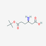 L-betahomo glutamic acid-6-t-butylester结构式