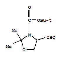 Structure of 1,1-DIMETHYLETHYL-(R,S)-4-FORMYL-2,2-DIMETHYL-3-OXAZOLIDINECARBOXYLATE