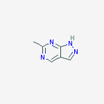 6-methyl-1H-pyrazolo[3,4-d]pyrimidine结构式