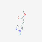 Structure of Methyl 2-(1H-pyrazol-4-yl)acetate