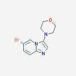 Structure of Imidazo[1,2-a]pyridine-3-carboxylic acid, 8-methyl-, methyl ester