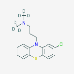 Structure of Chlorpromazine-(dimethyl-d6) oxalate