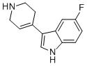 Structure of 5-FLUORO-3-(1,2,3,6-TETRAHYDRO-PYRIDIN-4-YL)-1H-INDOLE