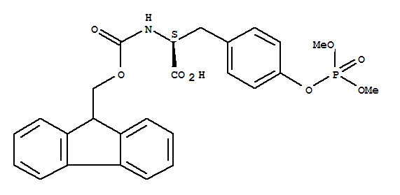 Structure of FMOC-TYR(PO3ME2)-OH