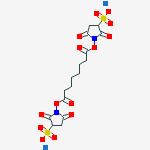 Structure of Suberate Bis(sulfosucciniMidyl) SodiuM Salt
