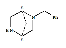 Structure of 2,5-Diazabicyclo[2.2.1]heptane,2-(phenylmethyl)-, (1S,4S)-