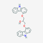 1,3-Bis(9H-carbazol-4-yloxy)-2-propanol(Carvedilol Impurity)结构式