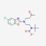 Structure of tert-butyl 2-((5-chlorobenzo[d]oxazol-2-yl)(3-oxobutyl)aMino)ethylcarbaMate