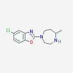 Structure of 5-Chloro-2-(hexahydro-5-methyl-1H-1,4-diazepin-1-yl)benzoxazole