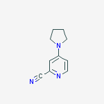 Structure of 2-Cyano-4-(pyrrolidin-1-yl)pyridine