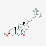 Structure of 7-KETOCHOLESTEROL-25,26,26,26,27,27,27-D7