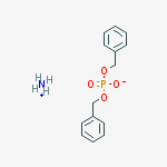Structure of Azanium;dibenzyl Phosphate