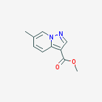 Structure of 6-Methyl-methyl pyrazolo[1,5-a]pyridine-3-carboxylate