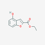 Structure of ETHYL 4-HYDROXYBENZOFURAN-2-CARBOXYLATE