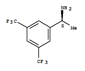 Structure of (S)-1-[3,5-Bis(trifluoromethyl)phenyl]ethylamine