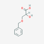Structure of 3-(BENZYLOXY)-2-HYDROXYPROPANOIC ACID