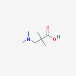 3-(dimethylamino)-2,2-dimethylpropanoic acid结构式