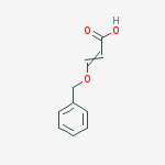 Structure of 2-Propenoic acid, 3-(phenylmethoxy)-, (2E)-