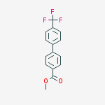 [1,1'-Biphenyl]-4-carboxylic acid, 4'-(trifluoroMethyl)-, Methyl ester结构式