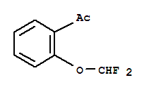 Structure of 2-(DIFLUOROMETHOXY)ACETOPHENONE 98