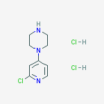 Structure of 1-(2-Chloro-pyridin-4-yl)-piperazine dihydrochloride